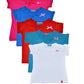 Clever Baby Girls Tshirt(ZCGT004PC50467Yrs_Multi_67 Years)