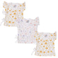 MomS Home Organic Cotton Baby Girls Frock Onesie/Bodysuit  Pack Of 336 Months(Mix Designs)