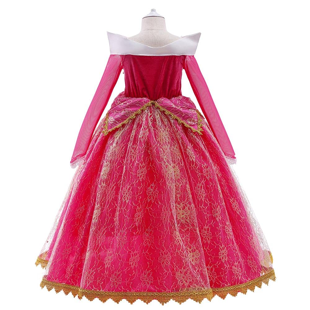 Dressy Daisy Beauty Princess Costume Dress Up For Little Girls Halloween Birthday Party Fancy Ball Gown Size 5T 6