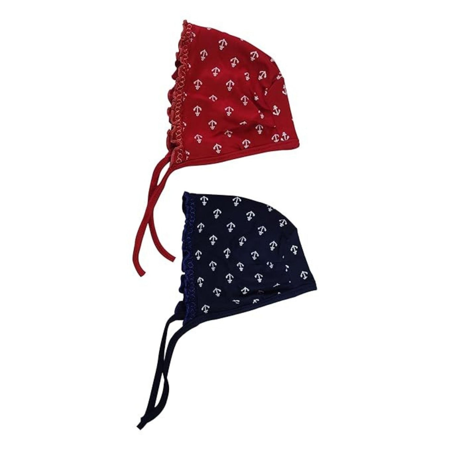 Vijyas Mart Cotton Baby Cap Combo ? Set Of 2 Soft & Breathable Kids Caps (In, Age, 9 Months, 24 Months, L, Multicolor)