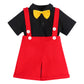 First Birthday Cake Smash Photo Prop Outfits For Baby Boys Romper+Bow Tie+Suspenders Overalls Bib Pants Shorts Ears Headband Hal