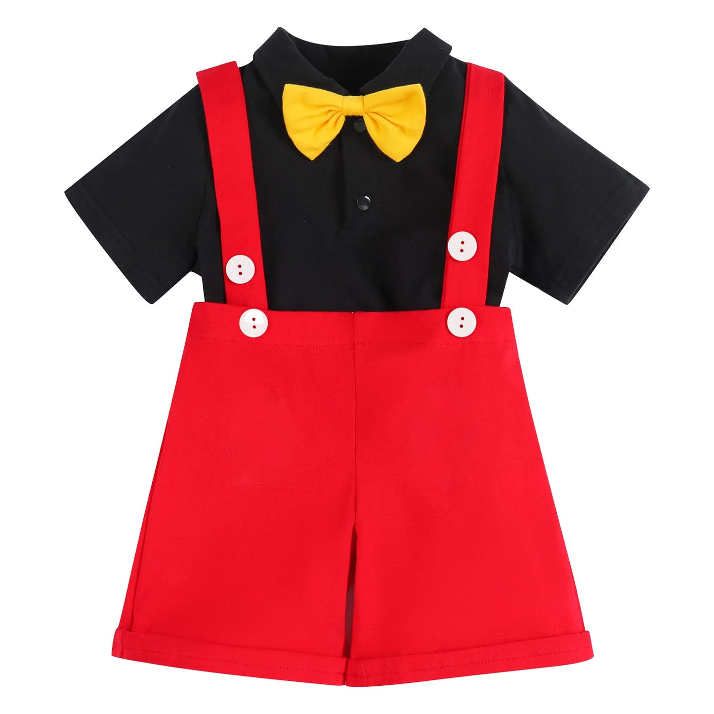 First Birthday Cake Smash Photo Prop Outfits For Baby Boys Romper+Bow Tie+Suspenders Overalls Bib Pants Shorts Ears Headband Hal