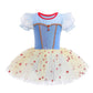 DYMCII Baby Girls Snow White Princess Ballet Dress Leotards Skirted Tutu Kids Halloween Xmas Party Fancy Costume 3T