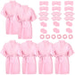 Zhanmai 36 Pcs Spa Party Supplies For Girls 6 Spa Robes 6 Spa Headband 6 Blindfolds 6 Scrunchies 12 Wristbands For Kids Birthday