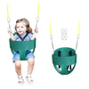 High Back Full Bucket Toddler Swing Seat with 3- Point Adjustable Safety Harness, 66 inch Detachable Chain,Suitable for Babies A
