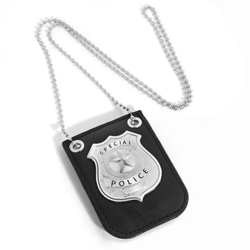 ERDOGLY Police Badge, Police Officer Badge for Kids Cop Costume Accessories, Halloween Police Pretend Play Dress up, Detective S