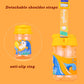 Bunnytoo Baby Sippy Cup With Straw & Spout,Transition Bottle For 1 Year Old,Spill Proof Toddlers Cup With Shoulder Strap & Dust