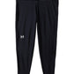 Under Armour Girls Heat Gear Ankle Leggings, (001) Black / / White, Medium