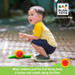 PlanToys Wooden Pull Along Snail Pull Toy (5108) | Sustainably Made from Rubberwood and Non-Toxic Paints and Dyes