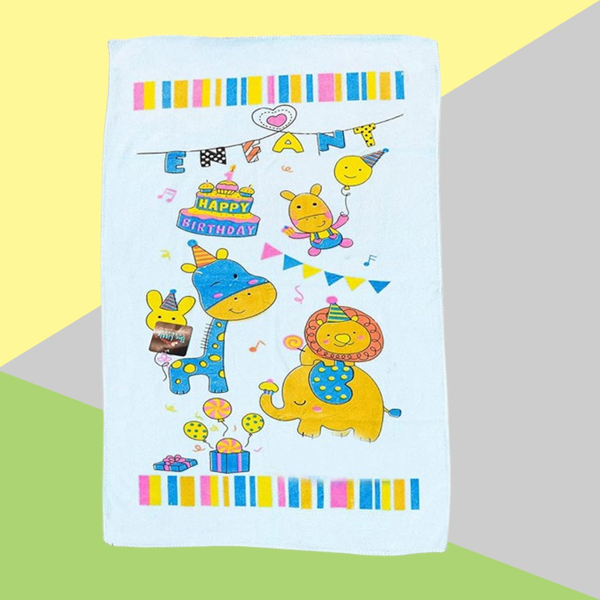 The Cheeky Kidzz Baby Detailed Hooded Soft Extra Soft Face Bath Towel for Newborns Set for Infants/Bathing Accessories (03 Year