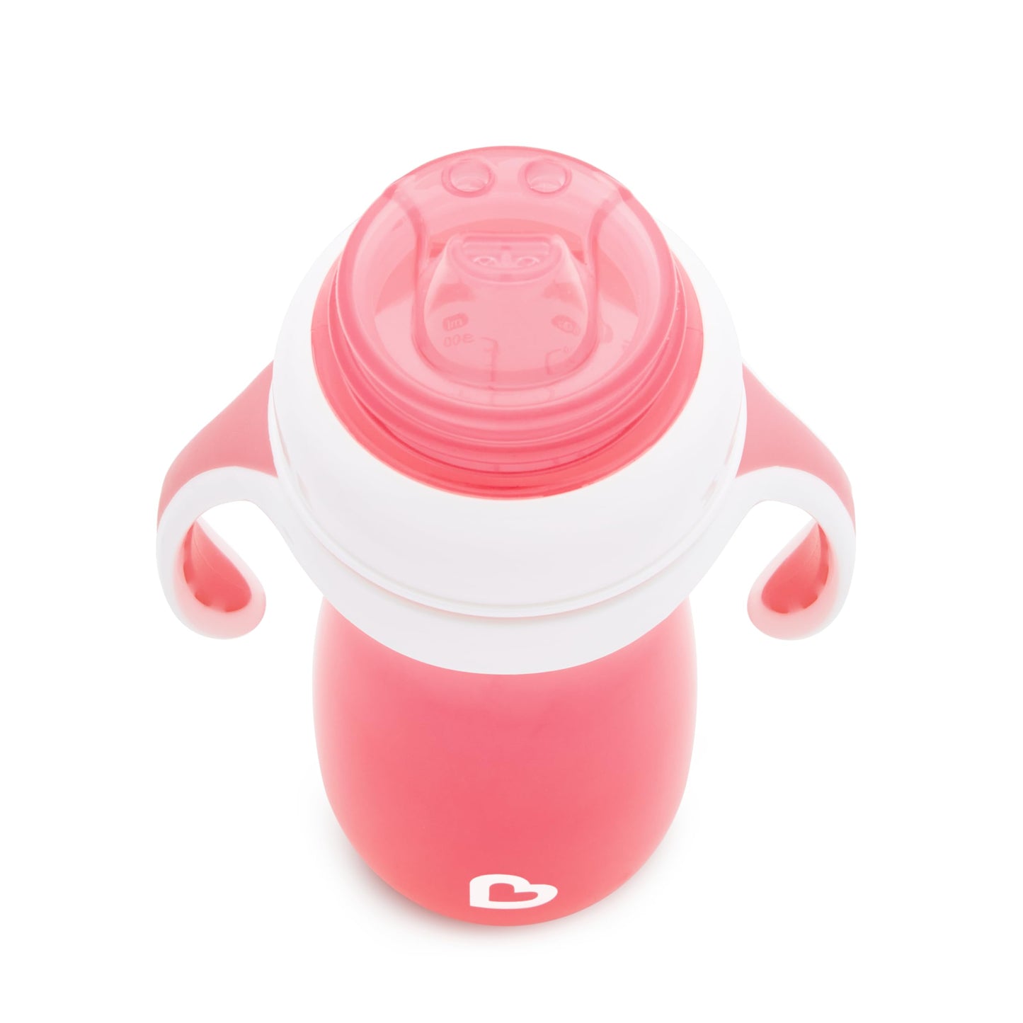 Munchkin Gentle Transition Sippy Cup With Trainer Handles, 10 Ounce, Pink