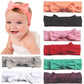Toptim Baby Headbands Cotton Knotted, Girl's Rabbit Ear Hairbands for Newborn,Toddler 8-Pack (Multicoloured, one size)