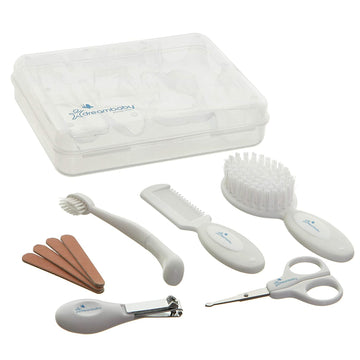 Dreambaby Essential 10Pc Baby Grooming Kit, Newborn Safety Care Set With Brush, Comb, Toothbrush, Nail Clippers, Nail Scissors,