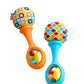 Fisher-Price Baby Newborn Toys Rattle n Rock Maracas, Set of 2 Soft Musical Instruments for Babies 3+ Months, Blue Orange
