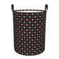 Pevtufa Red And White Polka Dots Foldable Laundry Basket Organizer,Fabric Clothes Toy Storage Basket Nursery Hamper Storage Bin 