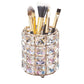 Lugunu Makeup Brush Holder Organizer Crystal Vanity Decor Bling Personalized Comb Brushes Pen Storage Box Container (Crystal Pot
