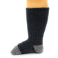 Warrior Alpaca Socks | Baby & Toddler Socks | Baby Alpaca Wool | Unisex (0-3 Months, Gray/Silver)