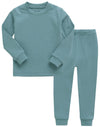 Vaenait Baby Kids Toddler Cotton Sleepwear Pajama Pjs 2Pcs Set Basic Mint 2Xl