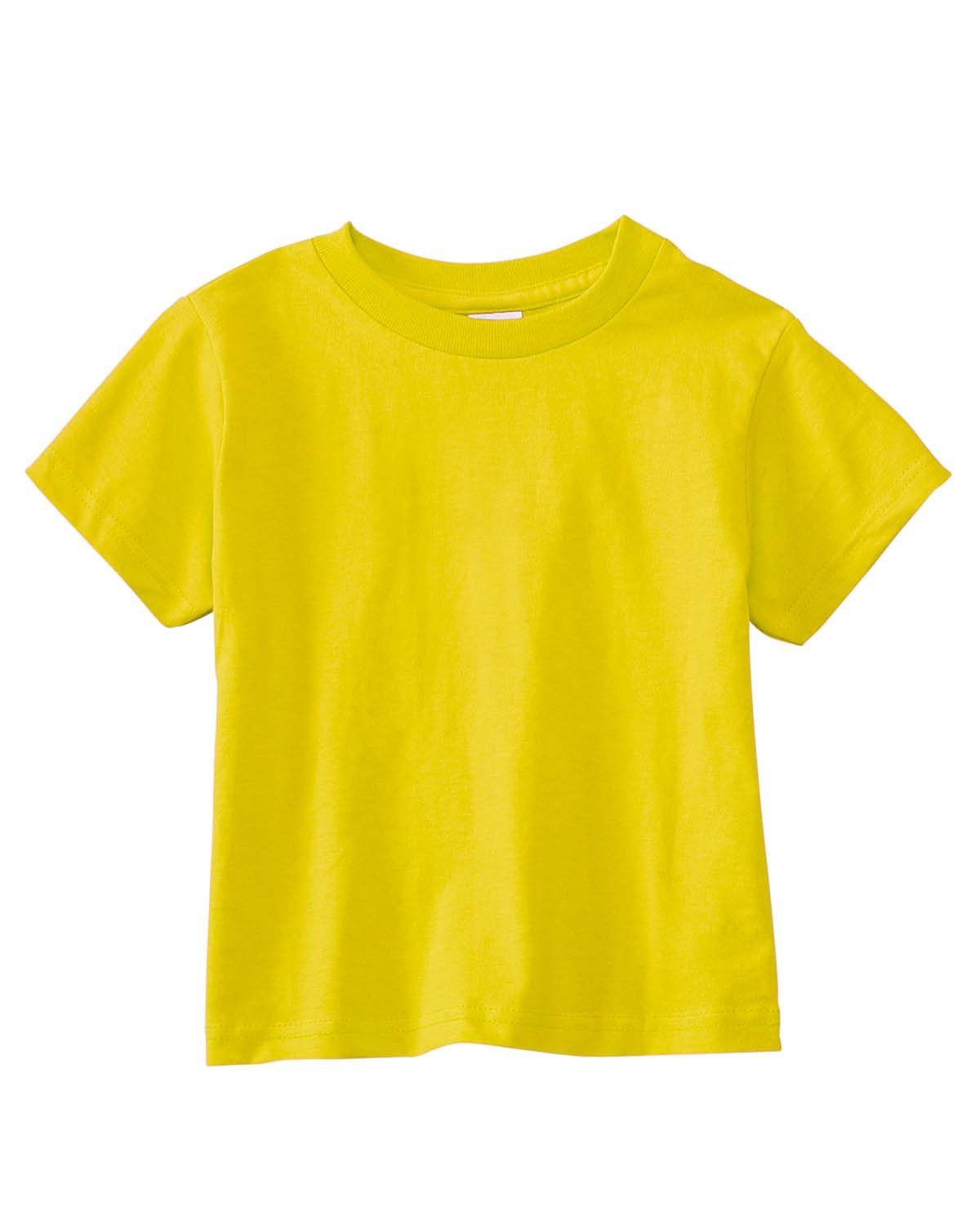 Rabbit Skins 5.5 Oz. Jersey Short-Sleeve T-Shirt (Rs3301) Yellow, 5-6 – Cutebaby