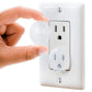 Permaplug Safety Outlet Plug Covers 24-Pack, Clear - Childproof, Tamper-Resistant Plug Protectors And Outlet Covers For Baby Saf
