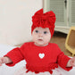 Cinaci 8 Pack Solid Knotted Bowknot Big Hair Bow Beanie Turban Hats Caps Wide Headwraps For Baby Girls Infants Toddlers Little K