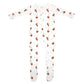 Soft Bamboo Viscose Footies, 2-Way Zipper, Unisex, 3-6 Months, Tiger, 95% Viscose Made From Bamboo, 5% Spandex - Imported