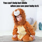 Qiaoniuniu Halloween Baby Lion Costumes With Mane, Toddler Outfit Infants Cosplay Romper 2-3 Years