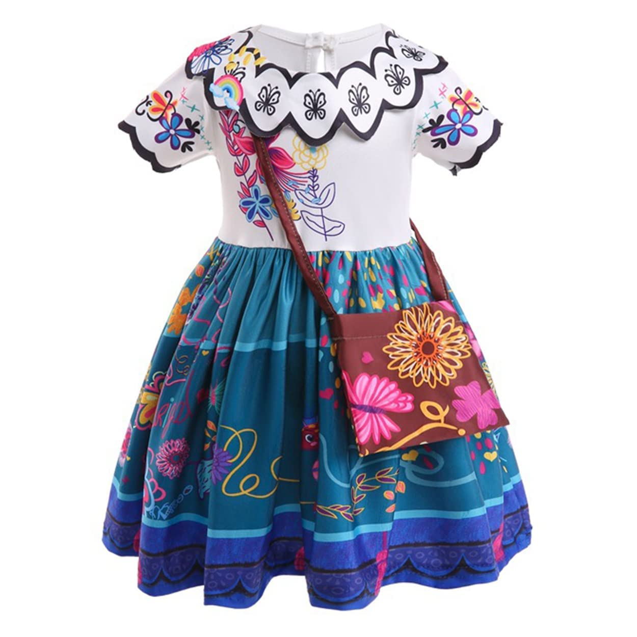 Cotrio Mirabel Costume For Girls Birthday Party Dress Role Play Clothes Halloween Costumes Cosplay Outfits Princess Dresses Size