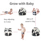 Babygoal Reusable Neutral Cloth Diapers 6 Pack with 10pcs Inserts, One Size Adjustable Washable Pocket Nappy Covers for Baby Boy