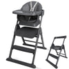 6-in-1 Baby High Chair, Convertible Highchair for Babies to Toddlers, Step Stool for Dining Time, Foldable & Easy Clean, Space-S