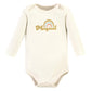 Hudson Baby Unisex Baby Cotton Long-Sleeve Bodysuits, Magical Rainbow 3-Pack, 6-9 Months