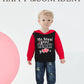 Nzrvaws Baby Boy Clothes 4T Toddler Boy Outfits Valentines Day Hoodie Shirt Ripped Jeans Clothing Infant