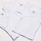 Gerber Baby 3-Pack Short-Sleeve Side-Snap Shirt, White, 0-3 Months
