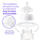 Straw Cup Soft Conversion Kit For Philips Avent Natural Baby Bottle, Toddler Transition Kit With Silicone Straw Top Nipple, Weig