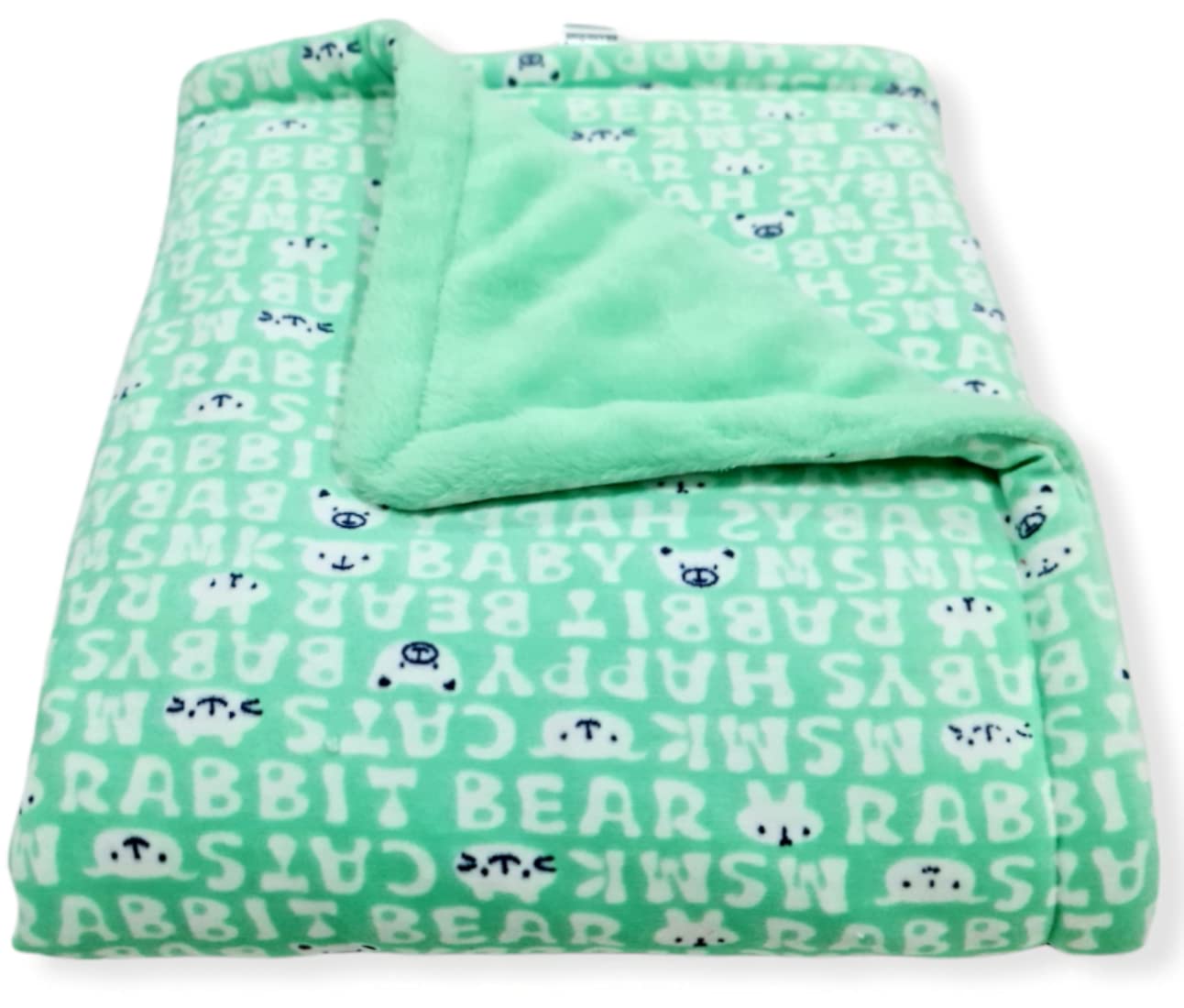 Brandonn New Born Baby Blankets All Season Fluffy 3 Layered Wrapping Sheet For Baby Boys And Baby Girls, 87 Cm X 70 Cm, (06 Mon