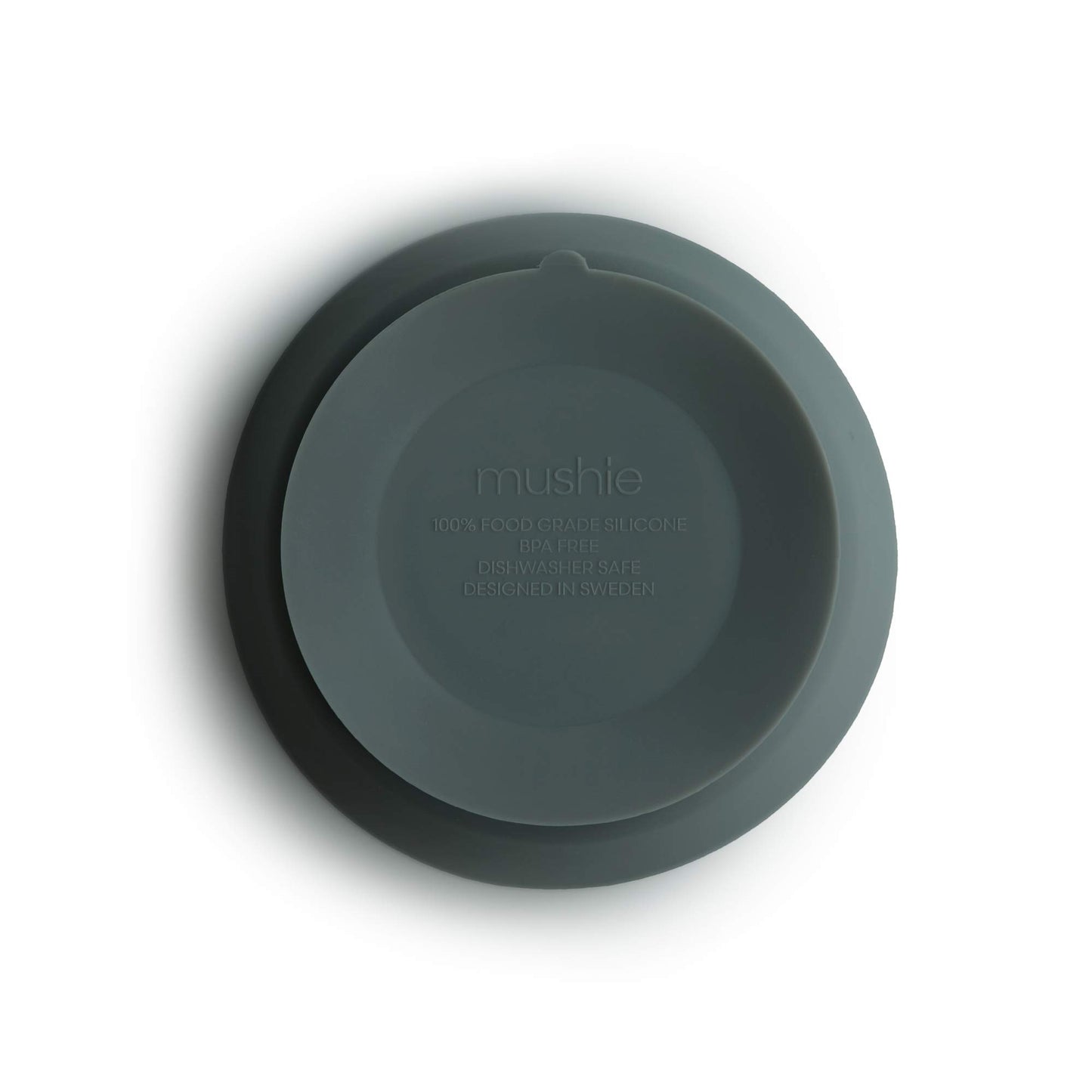 Mushie Silicone Suction Bowl | Bpa-Free Non-Slip Design (Dried Thyme)
