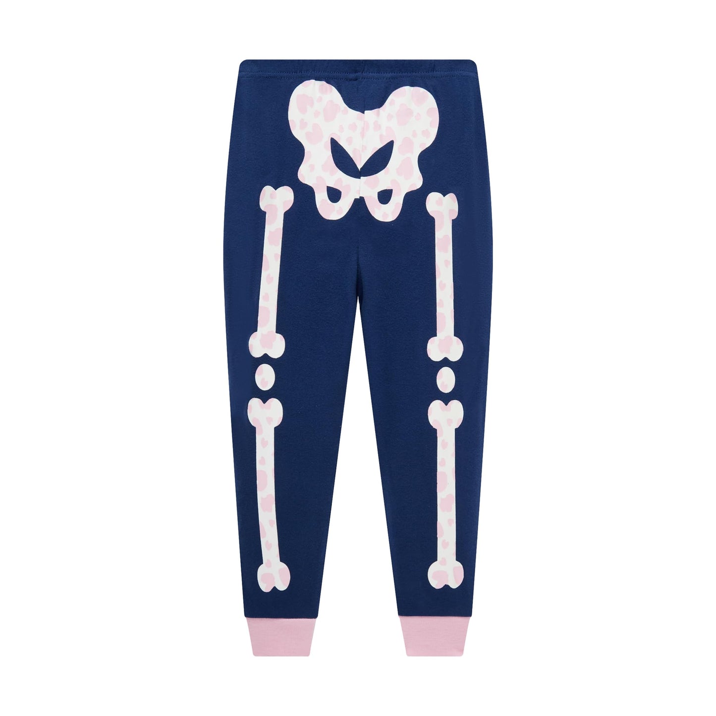 Toddler Girls Skeleton Pajamas Kids 2 Pcs Long Sleeve Glow In The Dark Pjs Girls Halloween Spider Pajamas Set Funny Sleepwear Cl