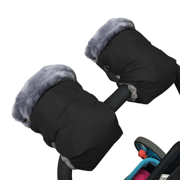 Baby Stroller Gloves, Extra Thick Stroller Hand Muff Winter Waterproof Stroller Mittens Universal Anti-Freeze Gloves For Parents