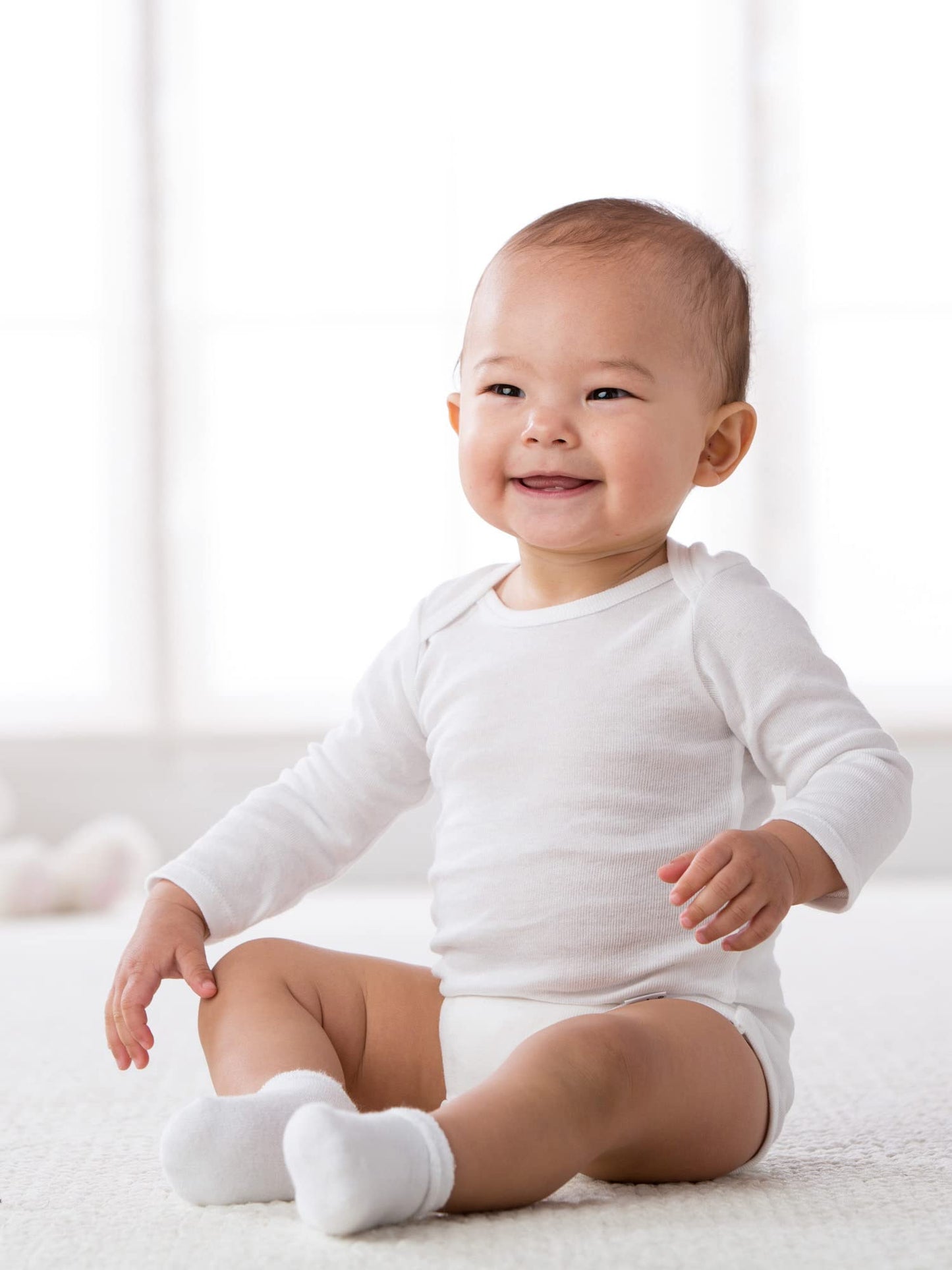 Gerber Unisex Baby 12-Pair Sock Bundle White 3-6 Months