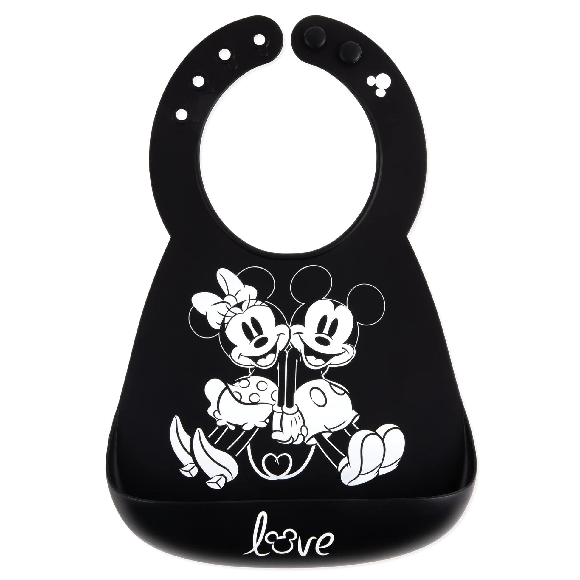 Bumkins Bibs, Silicone Pocket for Babies, Baby Bib for Girl or Boy, for 6-24 Months Up to Toddler, Essential Must Have for Eatin