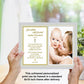 Poetry Gifts Baptism Godchild Keepsake From Godmother, Godfather - 8X10 Inch Print Personalized From Godparents