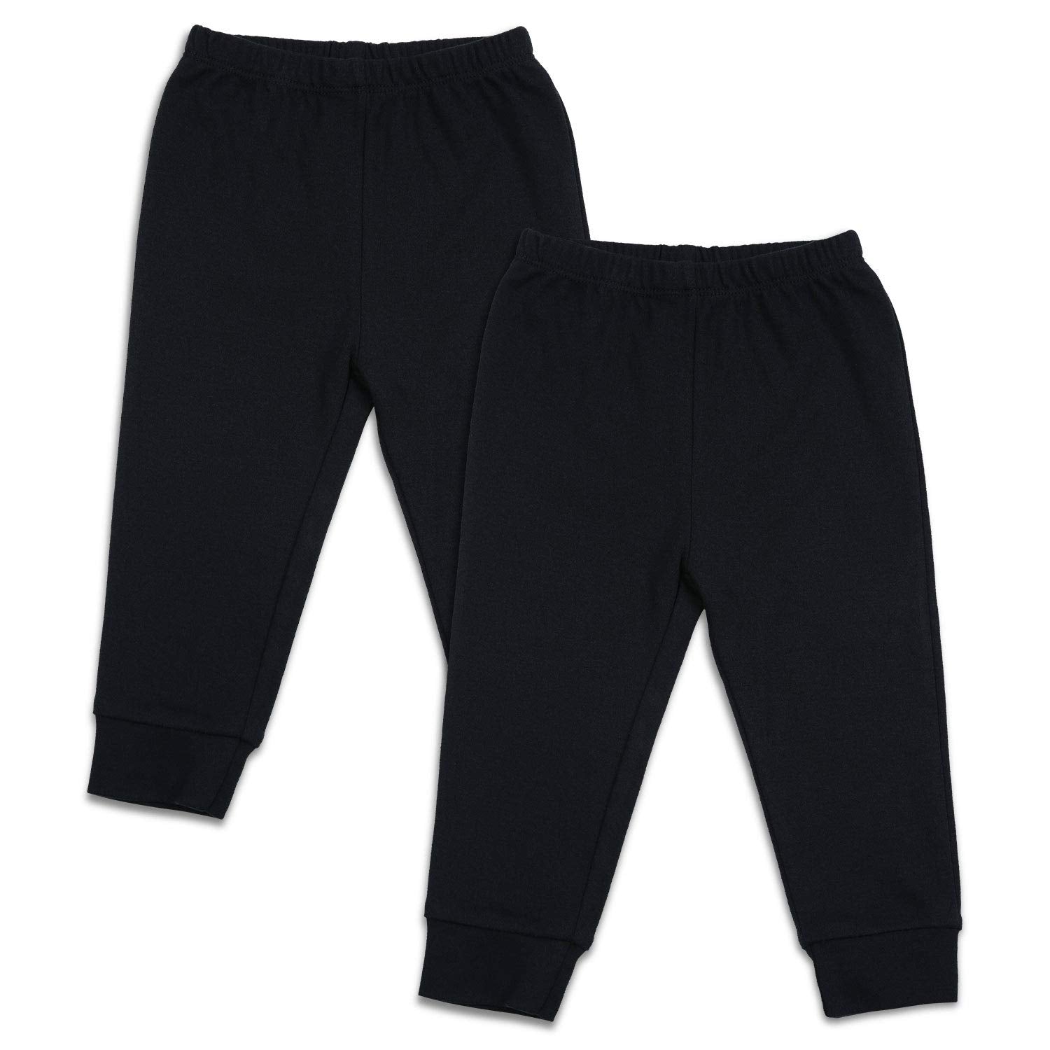 Sobowo 3-6 Month Boy Pants Baby Boy Black Pants Black Baby Pants 3-6 Months Cotton Crawling Pants For Unisex Boys Girls Pack Of