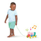Toomies Peppa Pig Pull Along Toy - Peppa Pig Toys with Music and Wheels - Baby and Toddler Push Toys with Wibble Wobble Action -