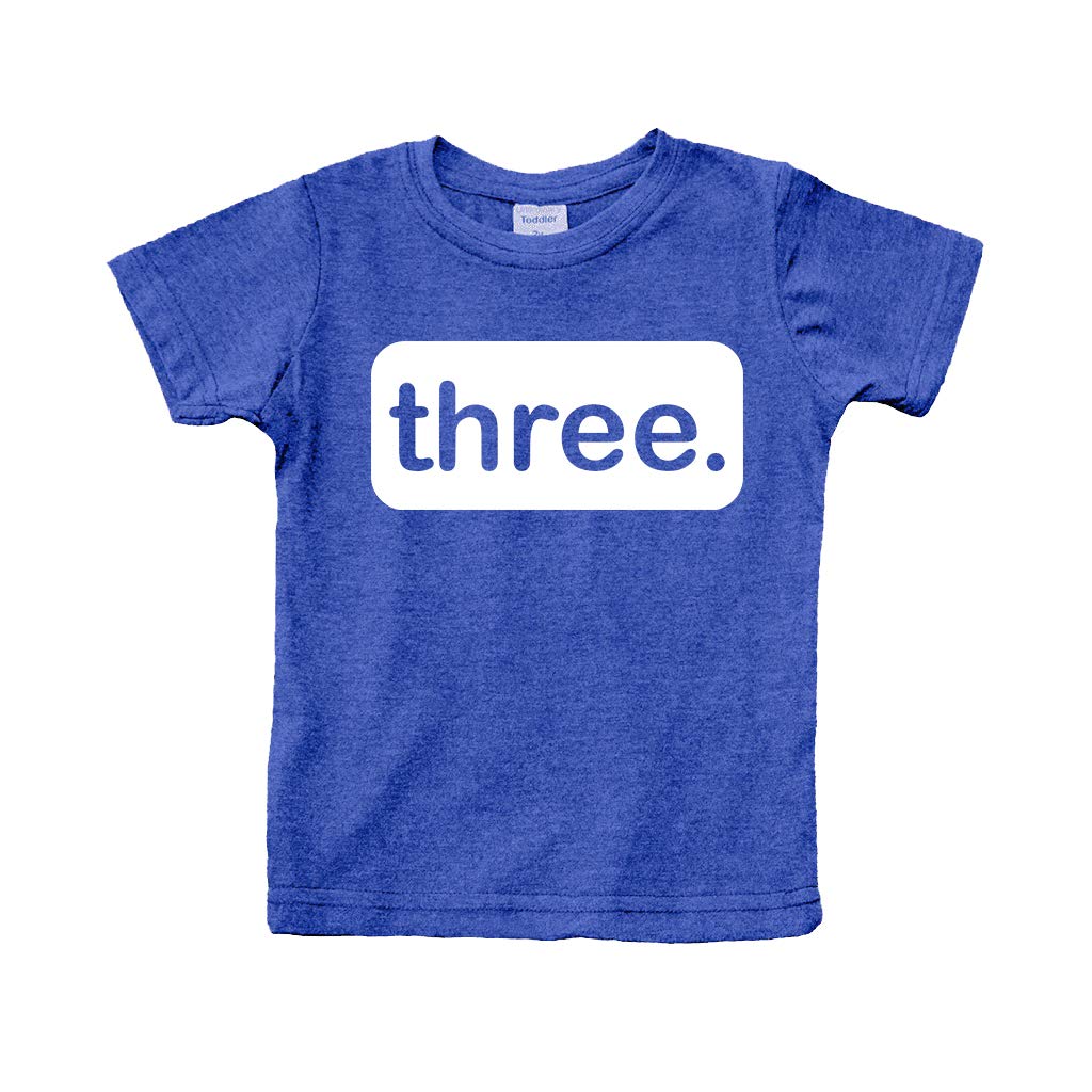 3Rd Birthday Shirt Boy Third Outfit 3 Year Old Toddler Gift Baby Tshirt Party Shirts (Charcoal Blue, 3T)