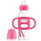 Dr. BrownS Options+ Sippy Spout Baby Bottle With 100% Silicone Handle, Pink, 8 Ounce