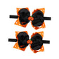 WEKAMOS 2pcs Halloween Headbands Elastic Hairbands Soft Party Hair Accessories for Newborns with Bow Design Comfortable for Phot