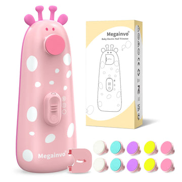 Baby Nail Trimmer Electric Baby Nail File Safe Baby Nail Clippers With Light 10 Grinding Heads Queit Baby Nail Polish Grooming K