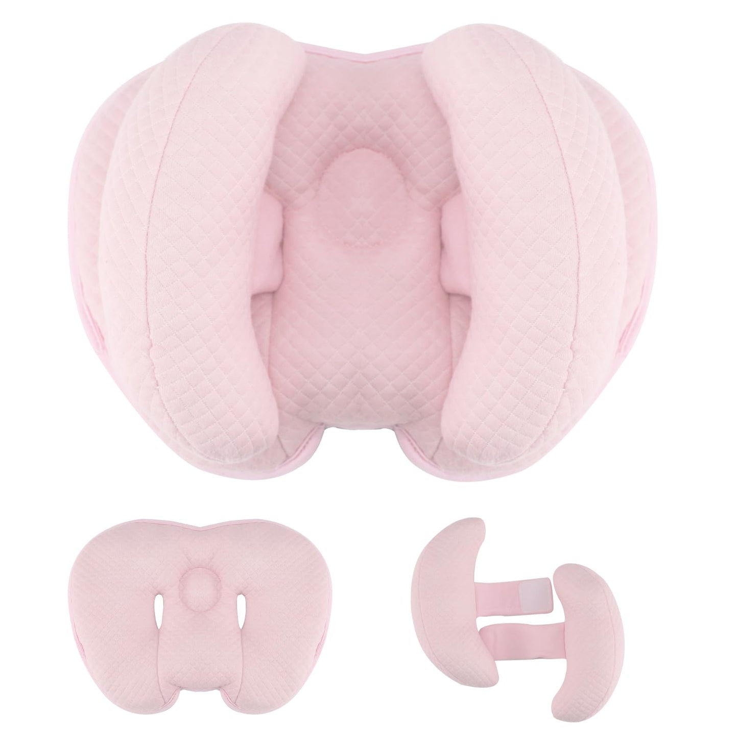 Kakiblin Baby Head Pillow, 2 In 1 Banana Neck Pillow For Baby, Babies Neck Pillow For Stroller Neck Support For Newborn, Adjusta