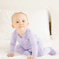 Vaenait Baby Toddler Boys Girls Solid Footie Pajama Cozy Modal Lilac 24M