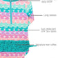 RuffleButts Baby Girls UPF 50+ Sun Protection Novelty Print Long Sleeve One Piece Rash Guard Swimsuit with Zipper - Mermaid/Aqua